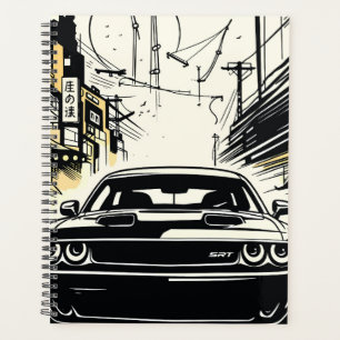 Illustration de style Pop Art d'une muscle car mod