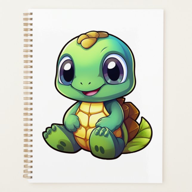 Illustration de tortue caricaturale (Devant)