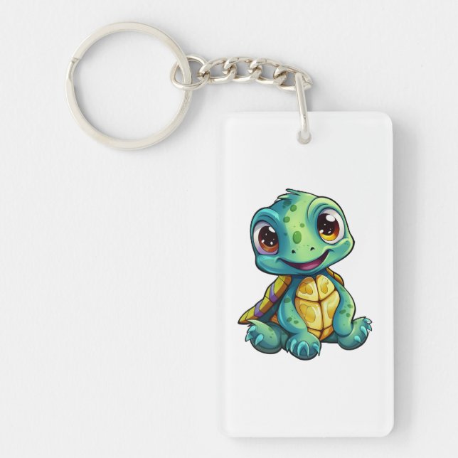 Illustration de tortue caricaturale (Devant)