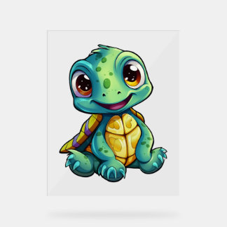 Illustration de tortue de dessin animé