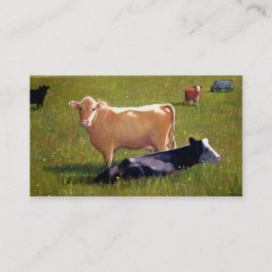 ILLUSTRATION DE VACHE : CARTE DE VISITE