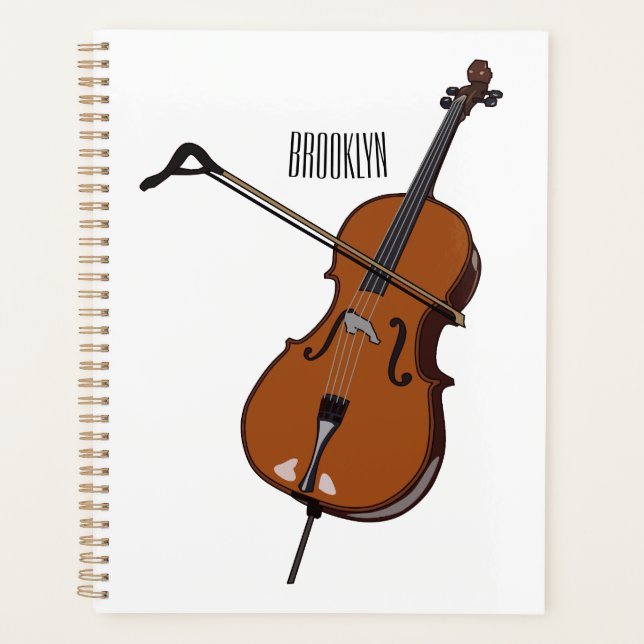 Illustration de violoncelle (Devant)