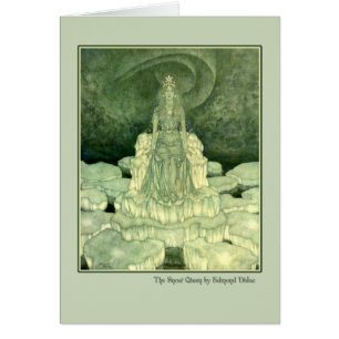 Illustration d'Edmund Dulac de la reine de neige