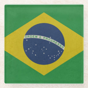 Illustration der abstrakten Grungeflagge von Glasuntersetzer