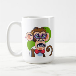Illustration der Affenfigur "Funny Cartoon" Kaffeetasse