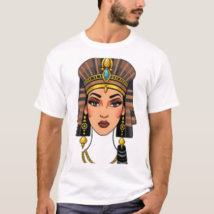 Illustration der ägyptischen Königin Kleopatra T-Shirt