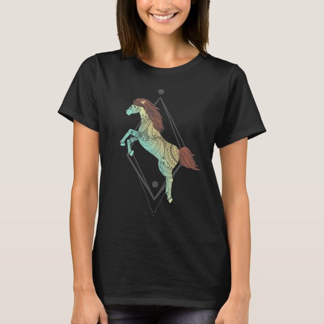 Illustration der amerikanischen Indianerstämme T-Shirt (Vorderseite)