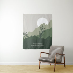 Illustration der benutzerdefinierten Textart Wandteppich