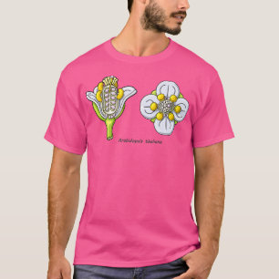 Illustration der Blume Arabidopsis thaliana T-Shirt