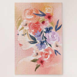 Illustration der botanischen Wasserfarbe der Flora