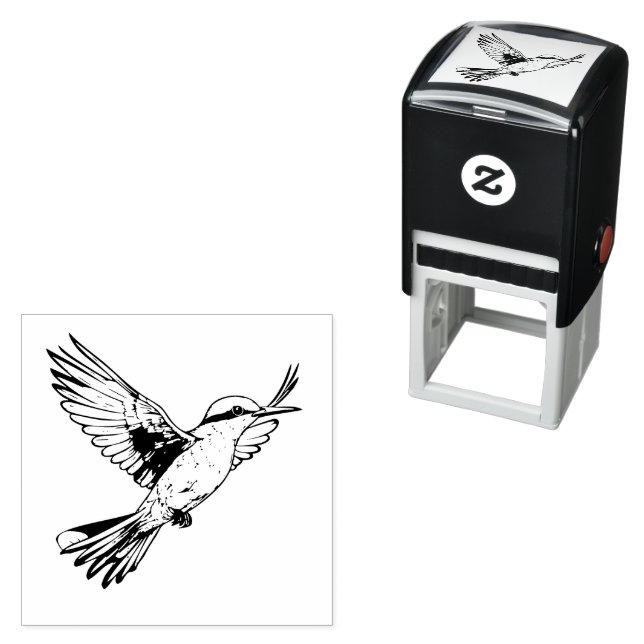 Illustration der Briefmarke aus Songbird, der sich Permastempel (Beispiel)