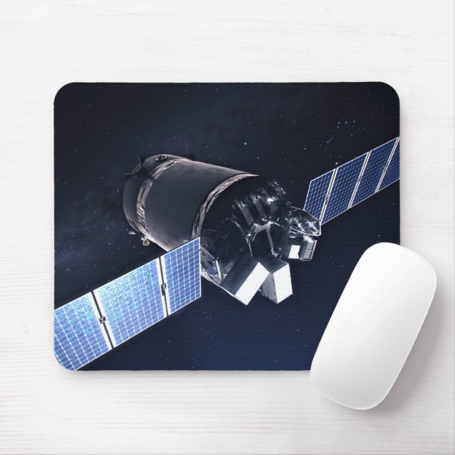 Illustration der Dragon XL-Raumsonde. Mousepad (Mit Mouse)