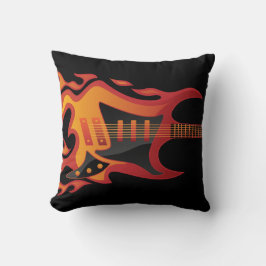 Illustration der elektrischen Gitarre Kissen