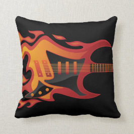 Illustration der elektrischen Gitarre Kissen