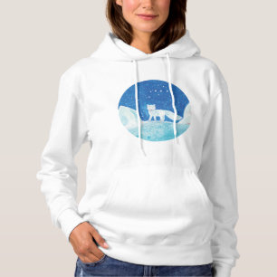 Illustration der kleinen arktischen Fox (Vulpes la Hoodie