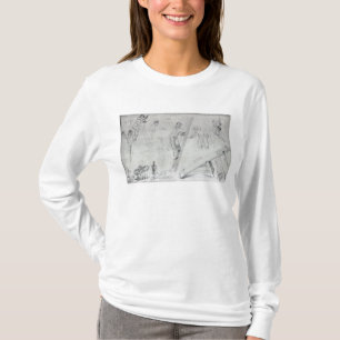 Illustration der Malerei und der Verzierung T-Shirt