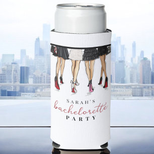 Illustration der Mode in New York City Selters Dosenkühler