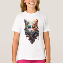 Illustration der niedlichen Katze T-Shirt