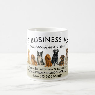 Illustration der Populären Hunde Kaffeetasse