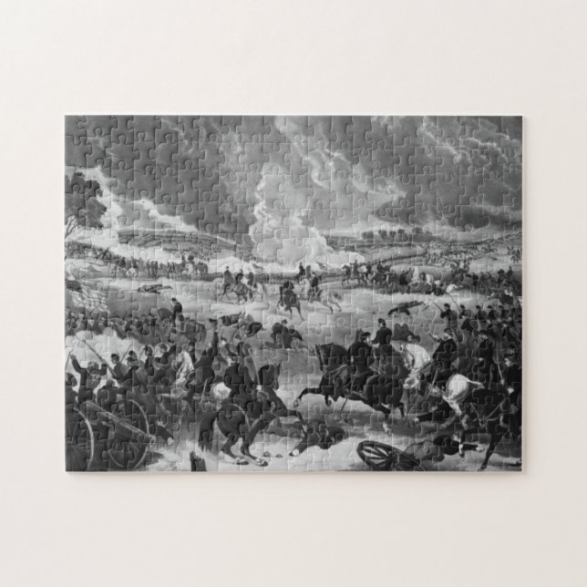 Illustration der Schlacht von Gettysburg (Horizontal)