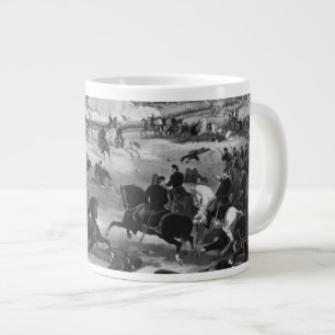 Illustration der Schlacht von Gettysburg Jumbo-Tasse