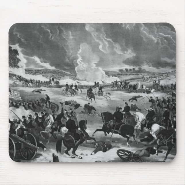 Illustration der Schlacht von Gettysburg Mousepad (Vorne)