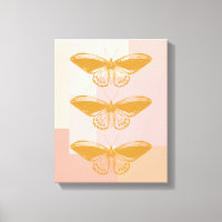 Illustration der Schmetterlingsnatur in Rosa | NIE