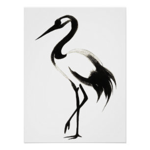 Illustration der Tintenfische - Minimalistisches Z Poster