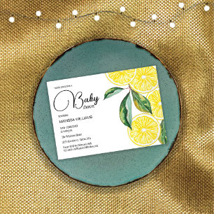 Illustration der Wasserfarbenskala Lemon Feiertagskarte