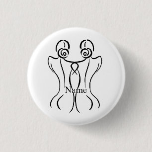 Illustration der weiblichen Kunst Thunder_Cove Button