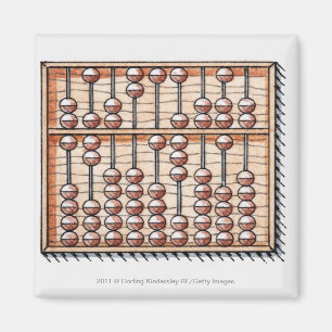 Illustration des Abakusses Magnet