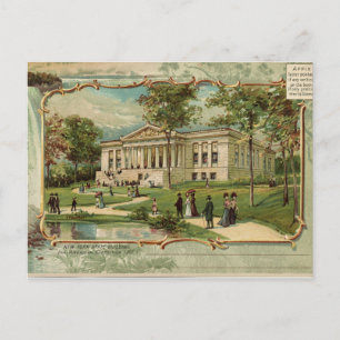 Illustration des alten New York Postkarte