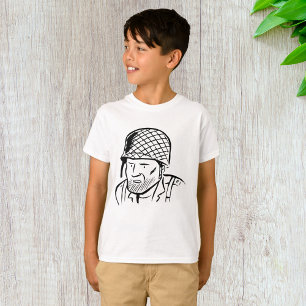 Illustration des amerikanischen Soldaten T-Shirt