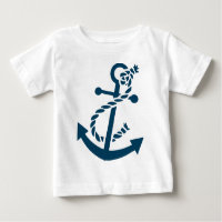Illustration des Ankerboots der niedlichen Marine