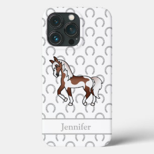 Illustration des braunen Pinto Trotting Cartoon Case-Mate iPhone Hülle