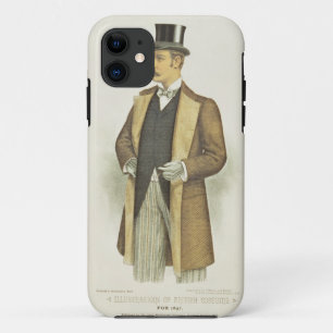 Illustration des britischen Kostüms, Kneipe. durc iPhone 11 Hülle