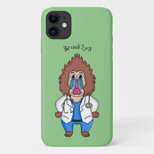 Illustration des Cartoon eines Funny mandrill Case-Mate iPhone Hülle