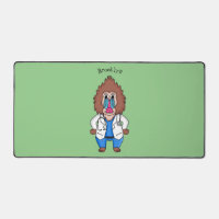Illustration des Cartoon eines Funny mandrill