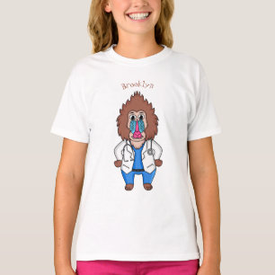 Illustration des Cartoon eines Funny mandrill T-Shirt