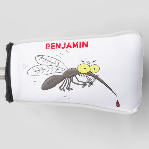Illustration des Cartoon von Moskitos Golf Headcover
