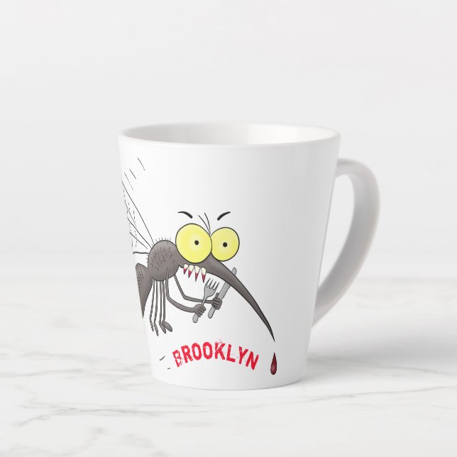 Illustration des Cartoon von Moskitos Milchtasse (Rechte Ecke)