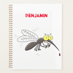 Illustration des Cartoon von Moskitos Planer