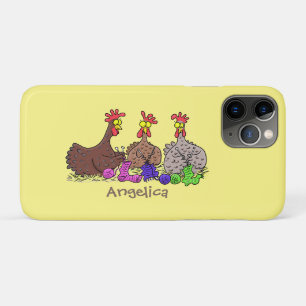 Illustration des Cartoon von Strickhühnern Case-Mate iPhone Hülle