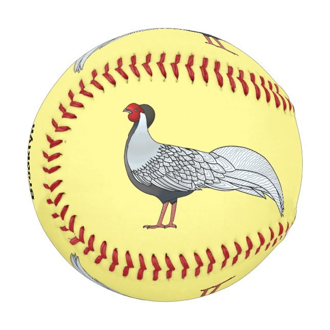 Illustration des Cartoon von Vögeln Baseball (Vorderseite Links)