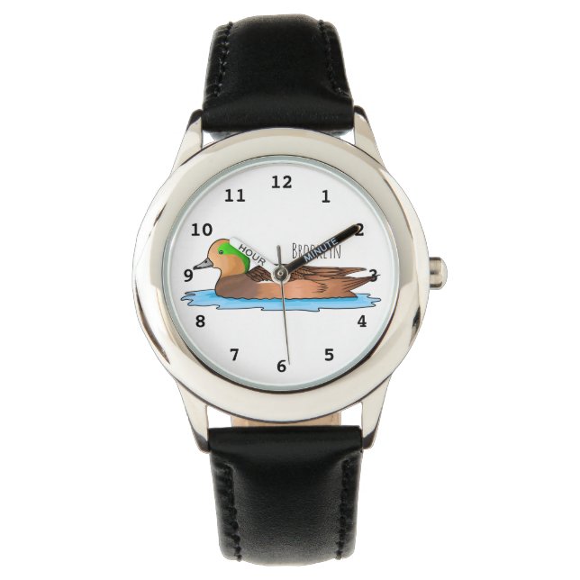 Illustration des Cartoon von Wildvögeln Armbanduhr (Vorderseite)