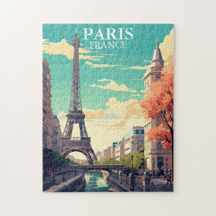 Illustration des Eiffelturms in Paris, Frankreich