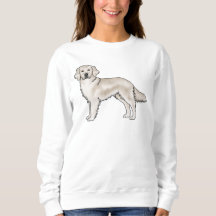 Illustration des englischen Cream Golden Retriever