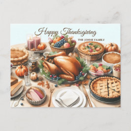 Illustration des Erntedanks Wasserfarbe Feiertagspostkarte