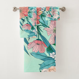 Illustration des fleurs chic du jardin de printemp