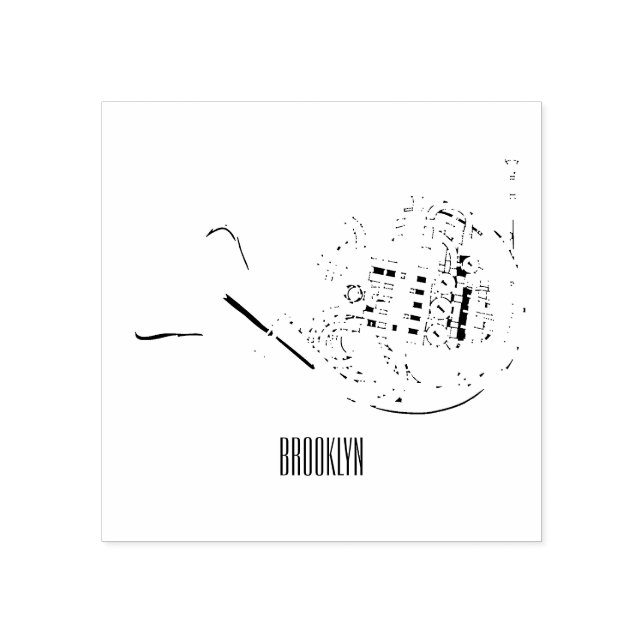 Illustration des französischen Horns von Cartoon Gummistempel (Prägung)